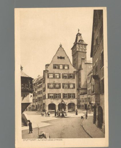 Stuttgart, Old Town, Geiss-Strasse