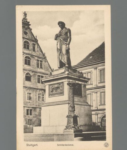 Stuttgart. Schiller Monument