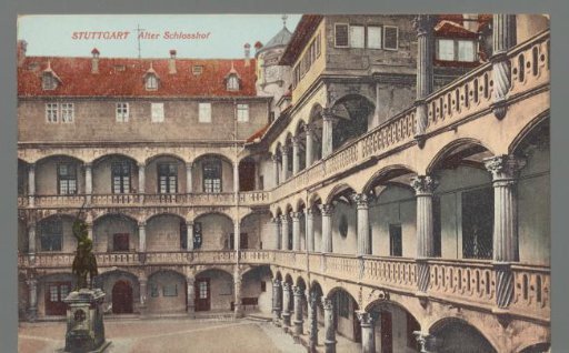 Stuttgart. Old Courtyard