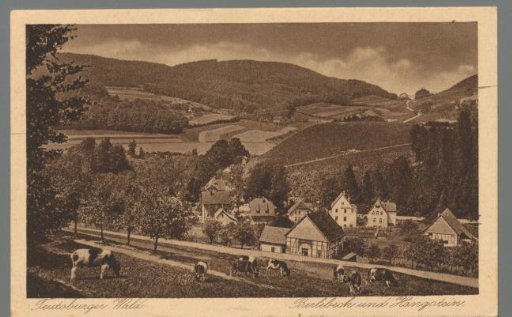 Teutoburg Forest. Berlebeck and Hangstein