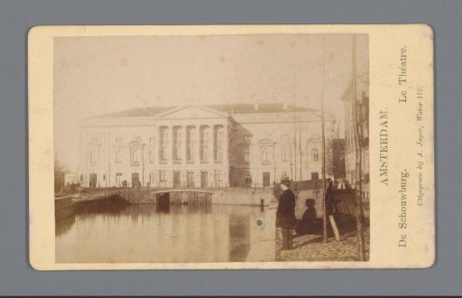 View of the New Theatre on the Leidseplein in Amsterdam