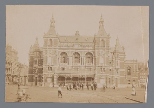 View of the City Theatre on the Leidseplein in Amsterdam