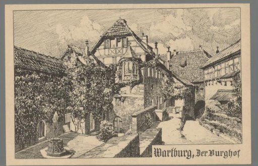 Wartburg, The Castle Courtyard