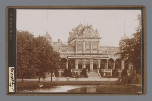 View of the Vondelpark Pavilion in Amsterdam