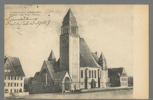 Lutherkirche, Wiesbaden, built by Prof. Putzer