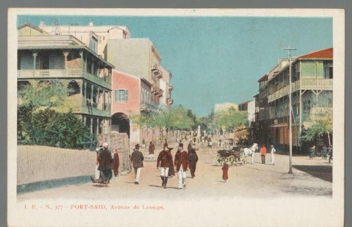 Port-Said, Avenue de Lesseps