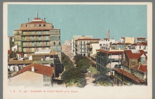 Ensemble of Port-Said and the Lighthouse