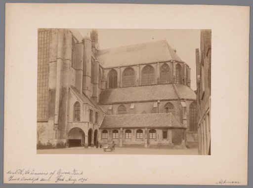 View of the Great or Saint Lawrence Church in Alkmaar