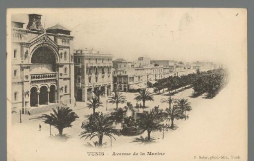 Tunis - Avenue de la Marine