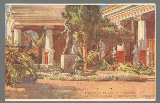 Peristyle of the Palace "Achilleion" - Corfu