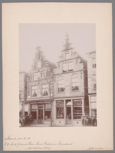 Birthplace of A.G. Bosboom-Toussaint at Meent 25-26 in Alkmaar