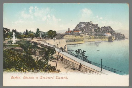 Corfu. Citadel and Elisabeth Boulevard