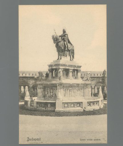 Budapest. Statue of Saint Stephen