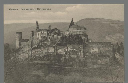 Vianden. The Ruins