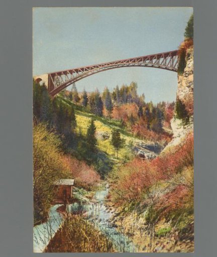 Gasteinertal. Angerschlucht Bridge, 83.2 m high, 110.2 m long