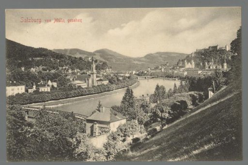 Salzburg seen from Mülln
