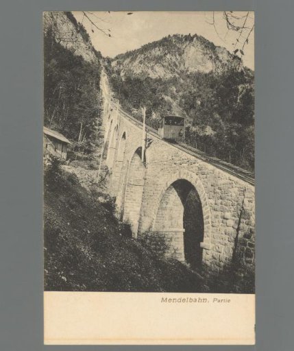 Mendelbahn, View