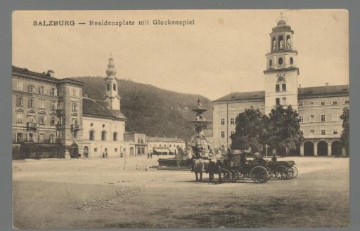 Salzburg - Residenzplatz with Carillon