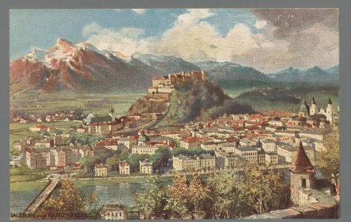 Salzburg from the Kapuzinerberg