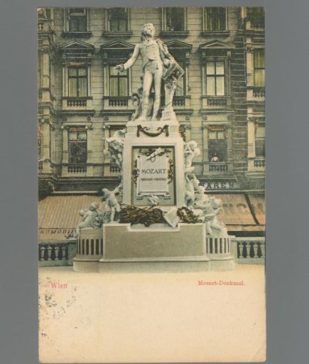 Vienna. Mozart Monument