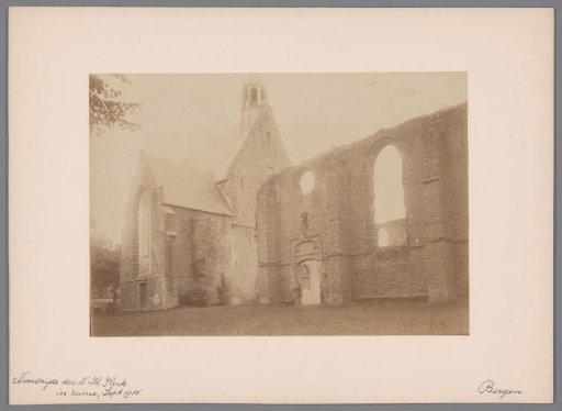 View of the Ruined Church at Bergen