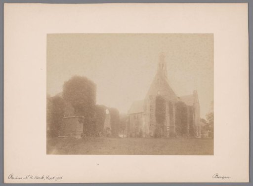 View of the Ruined Church at Bergen