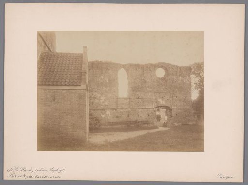 South wall of the Ruined Church at Bergen