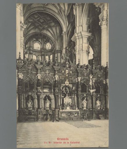 Granada. Interior of the Cathedral