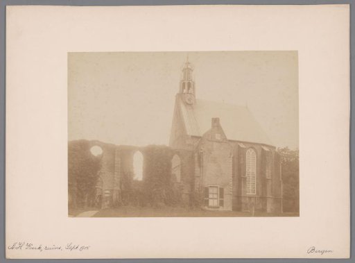View of the Ruined Church at Bergen