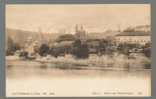 Prague. View from the Rudolfs-Quai