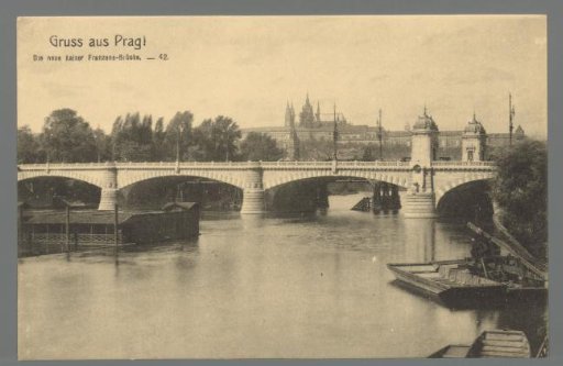 Greetings from Prague! The new Kaiser Franzens Bridge