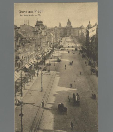 Greetings from Prague! Wenceslas Square