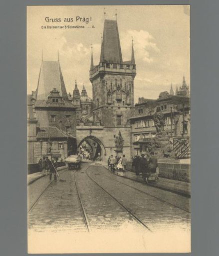 Greetings from Prague! The Lesser Town Bridge Towers