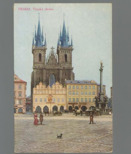 Prague. The Church of Our Lady before Týn