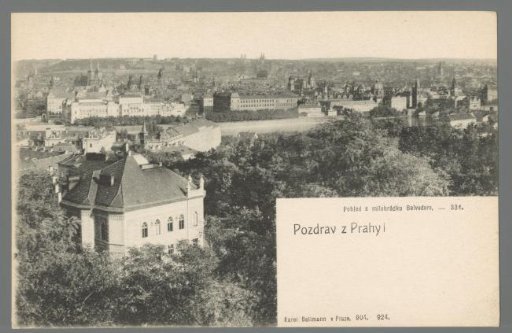 Greetings from Prague! View from the Belvedere