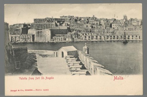 Valetta from Fort St. Angelo. Malta