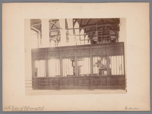 Choir screen in the Westerkerk in Enkhuizen