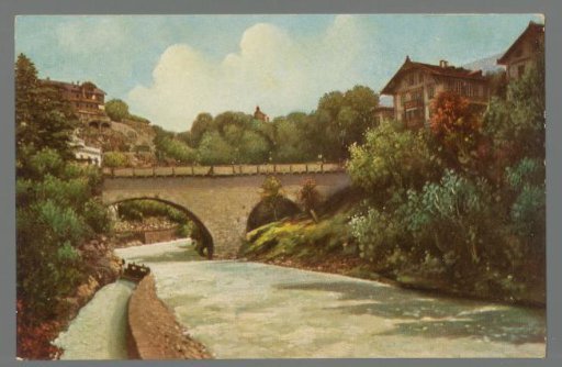 Gilfanlage with stone bridge