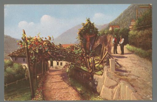 On the road to Tirol Castle