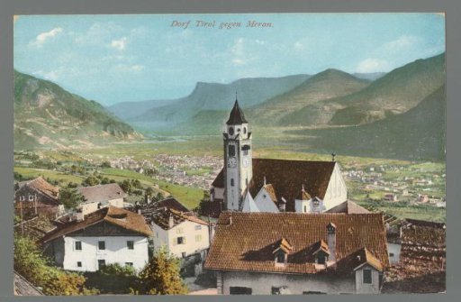 Tirol village facing Meran