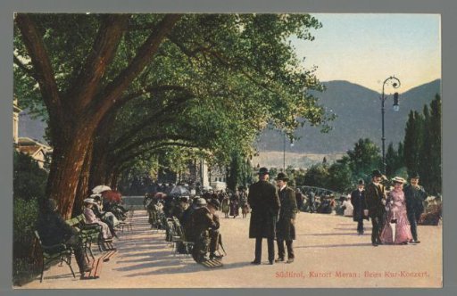 South Tyrol, spa town of Meran: At the spa concert