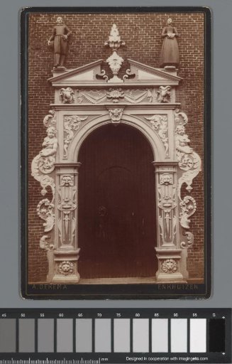 Gate of the orphanage in Enkhuizen