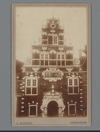 Facade of the orphanage in Enkhuizen