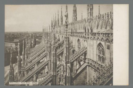 Milan. Above the Dome. Details