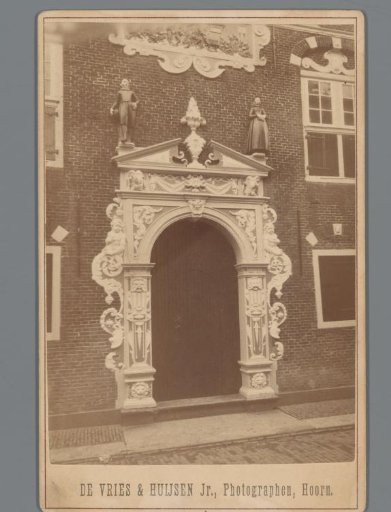 Gate of the orphanage in Enkhuizen