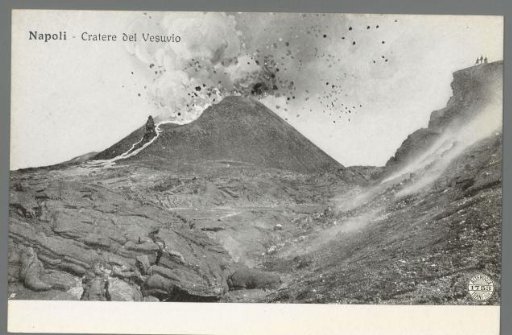 Naples. Crater of Vesuvius