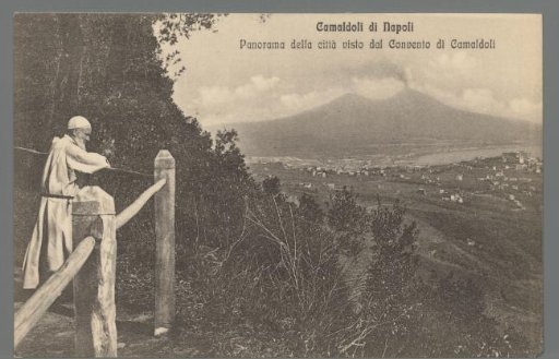 Camaldoli of Naples. Panorama of the City seen from the Convent of Camaldoli