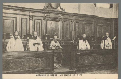 Camaldoli of Naples. The Hermits in the Choir