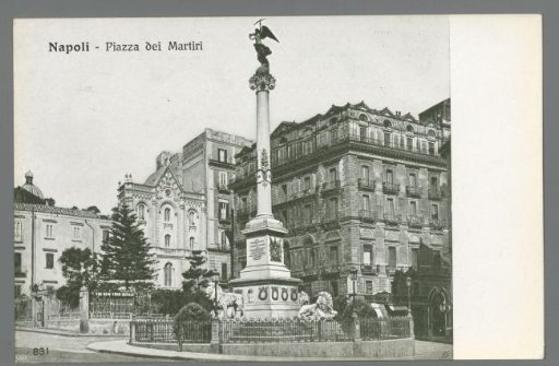 Naples. Piazza dei Martiri
