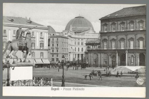 Naples. Piazza Plebiscito